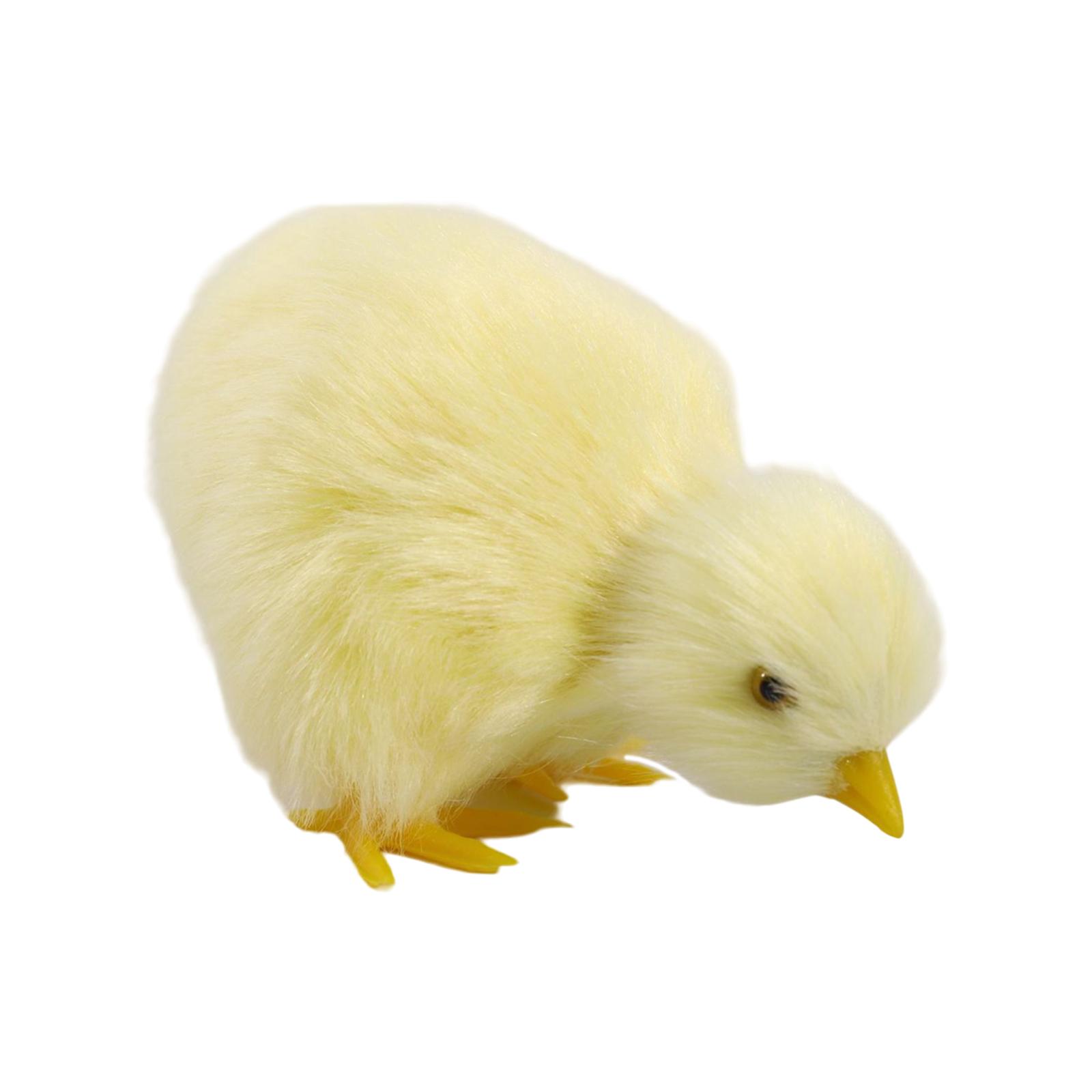 

Плюшевая кукла-цыпленок, мягкая игрушка для пасхального фестиваля, имитация цыпленка, мягкая кукла для раннего образования, подарок на вечеринку для детей 4