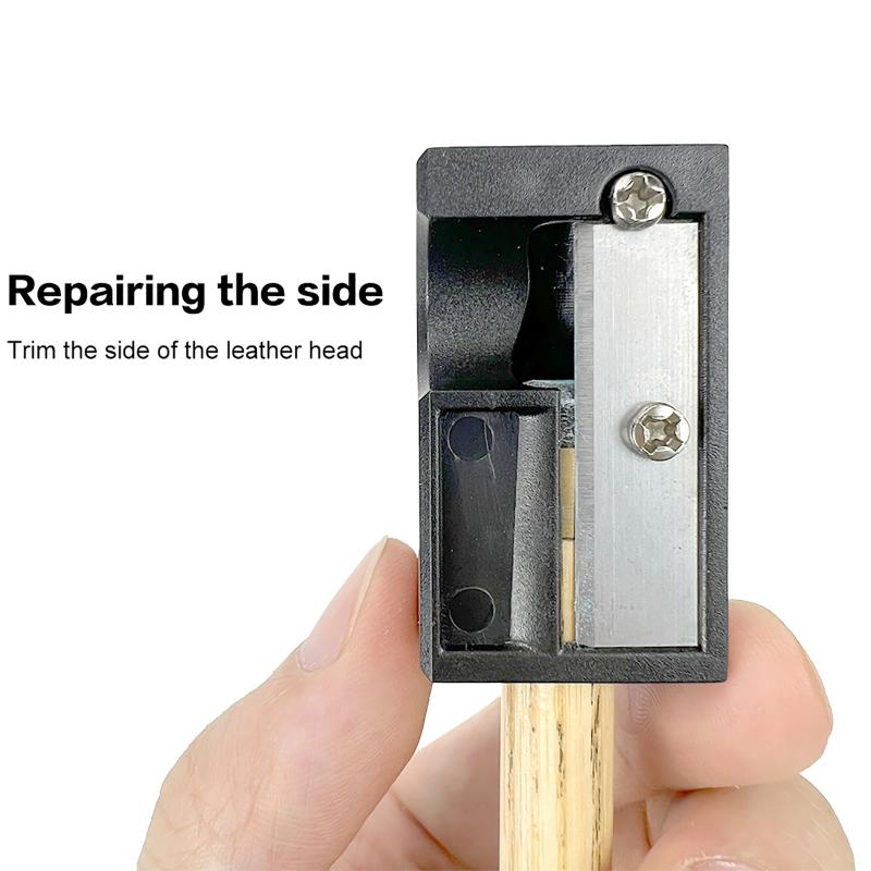 6-In-1 Billiard-Equipment Billiard Cue Head Repair Tool Multi-Functional Leather Cleaning Polishing Needling Tools one size