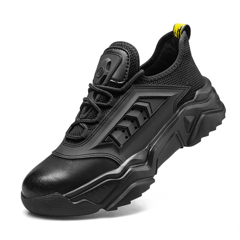 2025 Male Work Boots Indestructible Safety Shoes Men Steel Toe Shoes Puncture-Proof Work Sneakers Male Shoes Adult Work Shoes