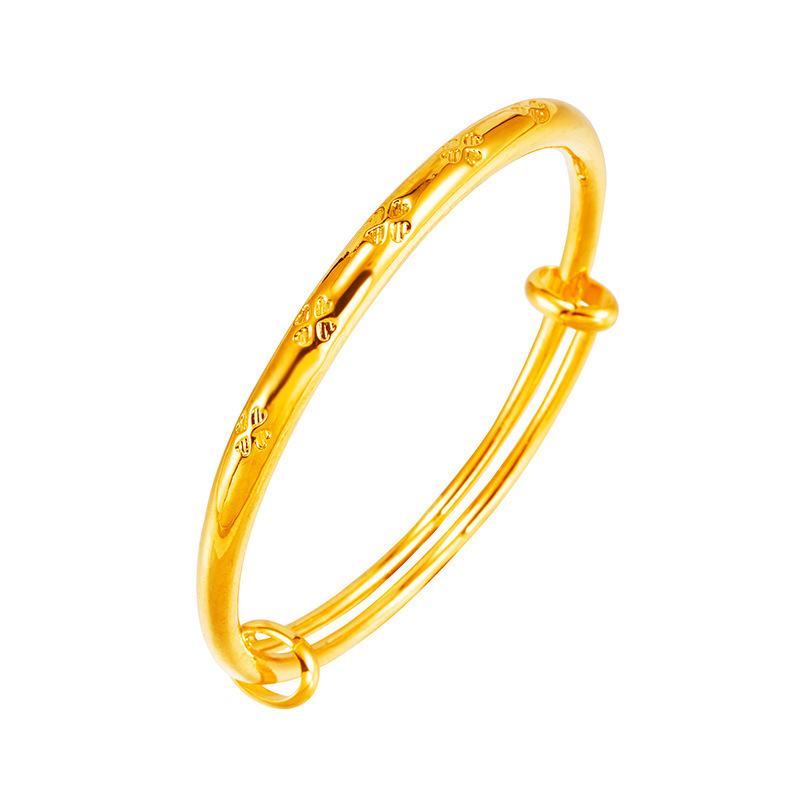 Luxurious Four Leaf Clover Jewelry Rose Promise Bracelet