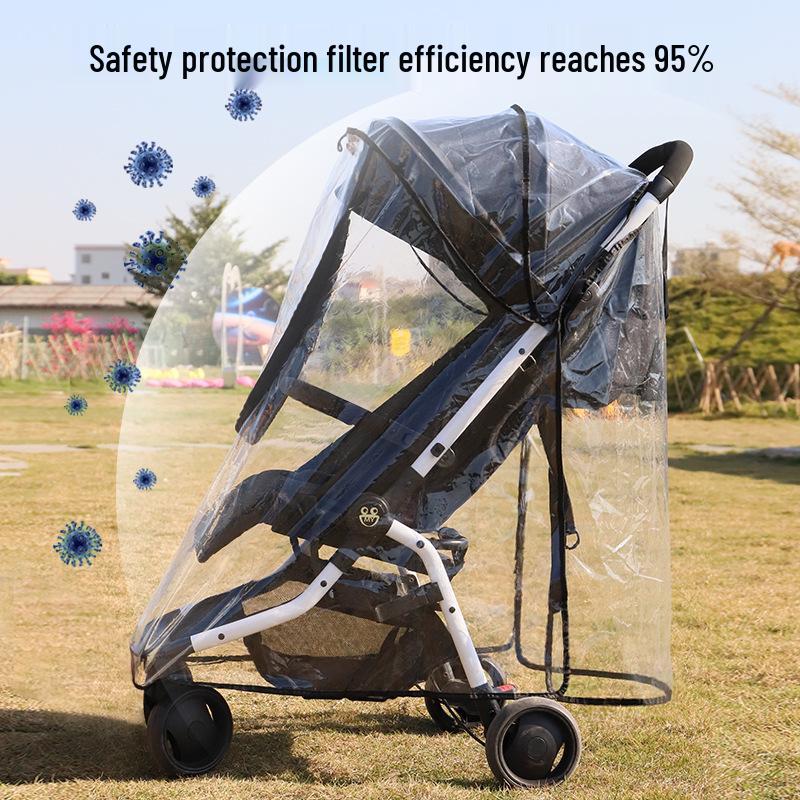 Universal Baby Stroller Rain & Wind Cover - Stroller Raincoat Accessories