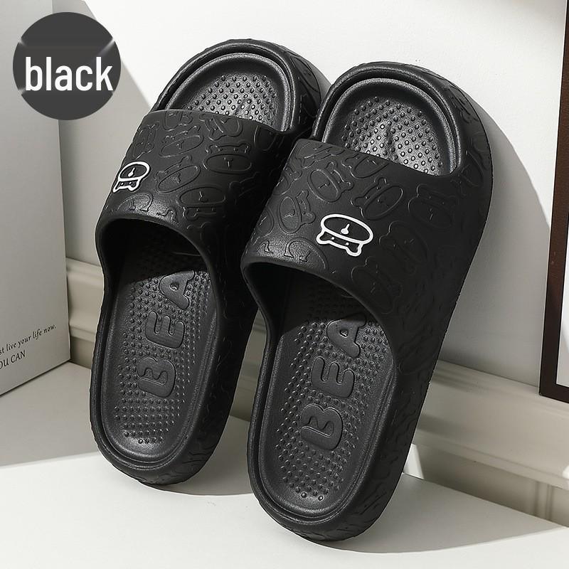 EVA Slippers: Women's Summer Couple Indoor, Thick Sole, Non-Slip, Cool, Men’s Plus Size 'Stepping On Clouds' Comfort