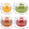 2 Piece With Lid Fruit Preservation Box Sealed Drop-resistant Vegetable Fruits Crisper Wear-resistant Reusable