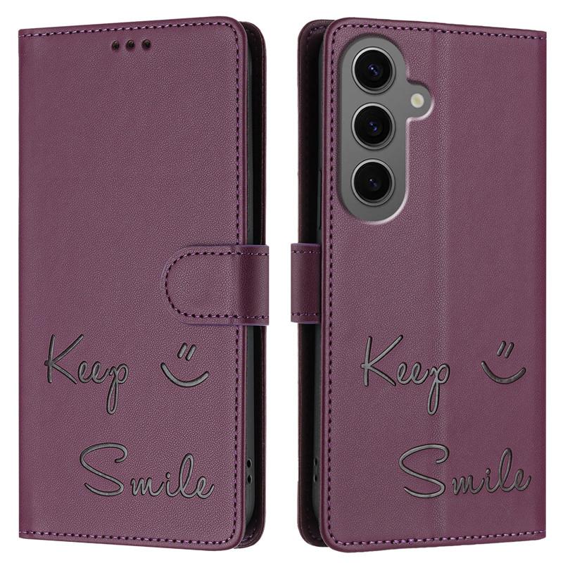 Für Samsung Galaxy S24 Plus Hülle Flip Etui für Samsung S24+ Ultra FE Plus 5G Klassische Handy-Geldbörsen-Lederhüllen Rückseite