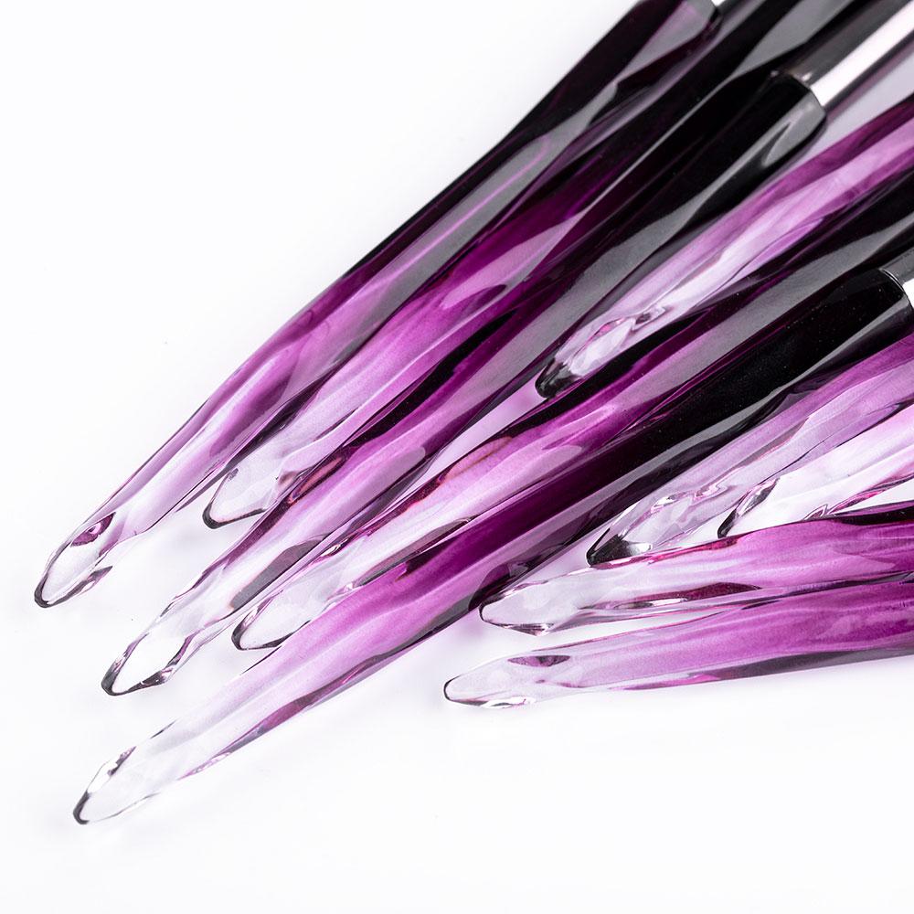 10pcs Eyeshadow Makeup Brushes Set Foundation Powder Blush Eyeshadow Sponge Brush Wool Fiber Hair Cosmetic Tools