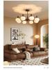 French Retro Nanyang Style Chandelier for Living Room, Restaurant, or Bedroom