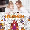 Cartoon Halloween Graffiti Tablecloth Creative Large Coloring Posters  Haunted House