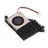 for Pi 5 Cooler Replacement Aluminium Alloy Temperature Controlled PWM Speed Control Cooling Fan for Pi 5 4GB 8GB