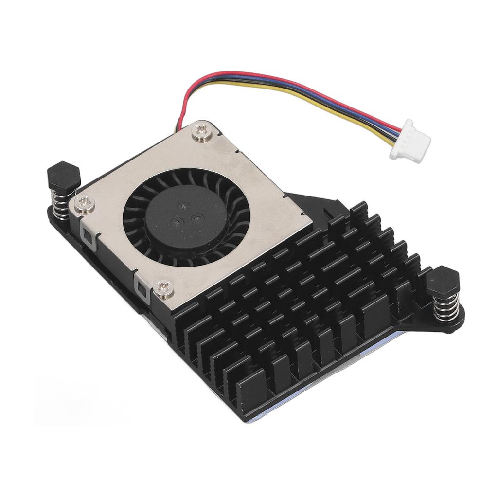 for Pi 5 Cooler Replacement Aluminium Alloy Temperature Controlled PWM Speed Control Cooling Fan for Pi 5 4GB 8GB