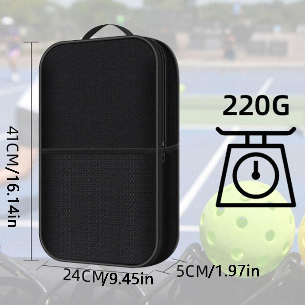 Honeycomb Core Pickleball Paddle Bag Professional Racket Organizer Pickle Racket Bag  Outdoor