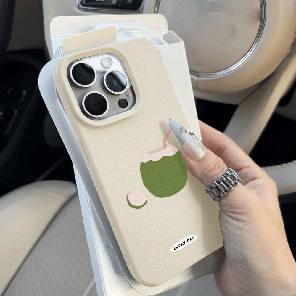 Phone Case for iPhone 11 13 Case iPhone 12 14 15 16 Pro Max 12 Pro 15 Plus Leather Painted Waterproof Drop-proof and Wear-resistant Cartoon