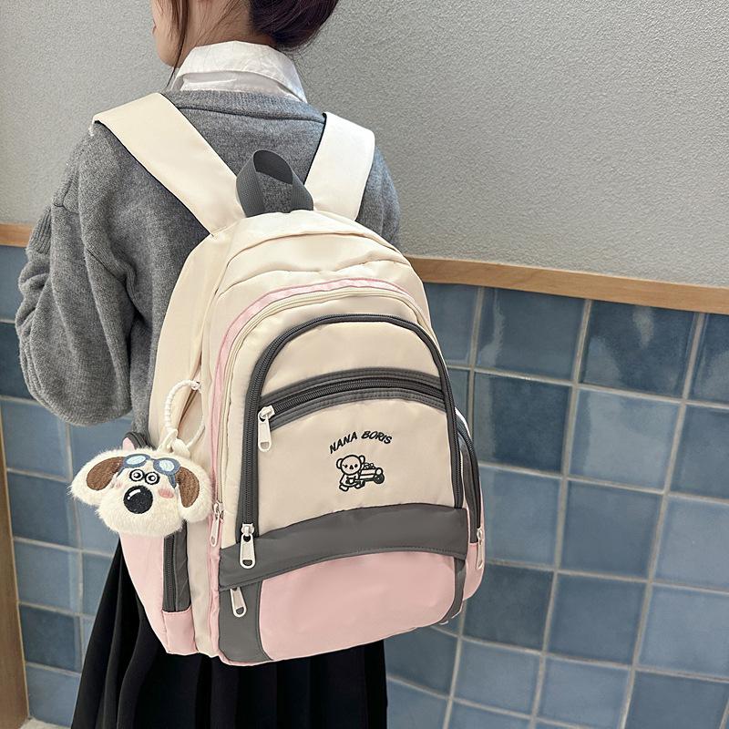 School Bag for Female Students Versatile Japanese High School Backpack Korean Version Trend Middle School Students Large Capacity Backpack High Value