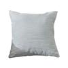 Housse de coussin décorative 45 x 45 cm en tissu côtelé avec ouverture dissimulée pour lit Chaise Siège de fenêtre Style
