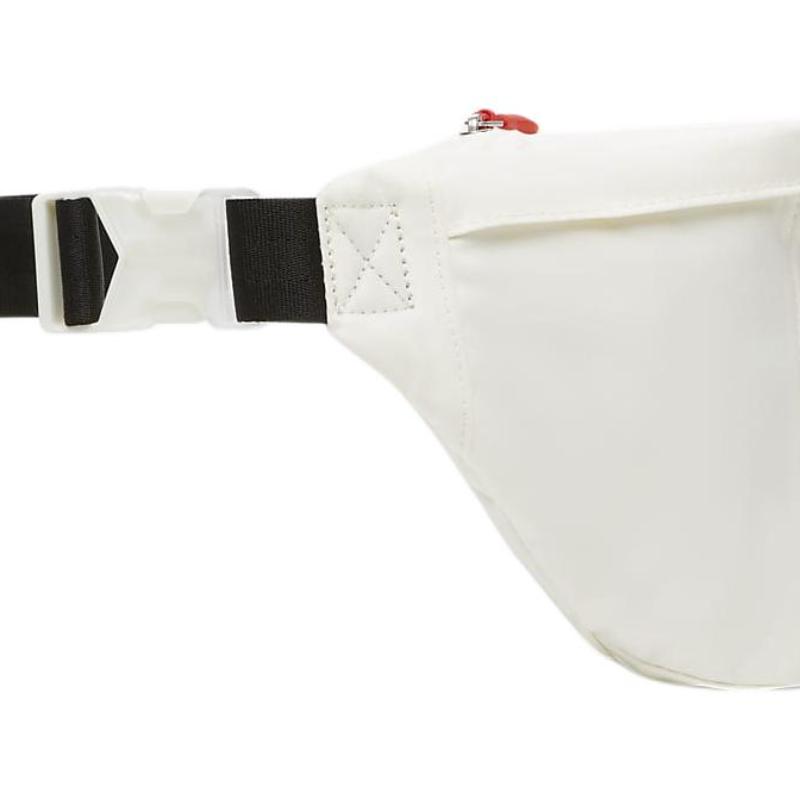 Nike ELEMENTAL Fabric Fanny Pack Unisex Canvas White & Black & University Red Casual FZ6514-133