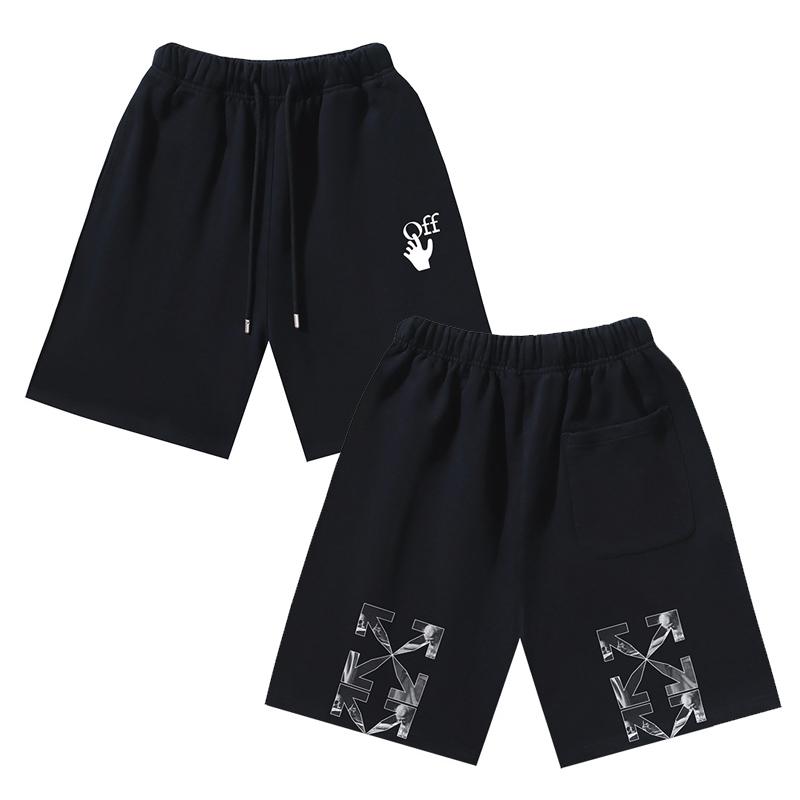 1197 Off-White Frühling/Sommer Neu OW Ölgemälde Pfeilmuster Aufgedruckte Lässige Lockere Shorts für Damen und Herren