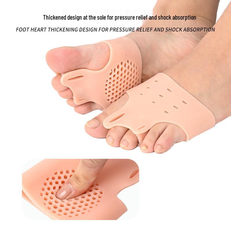 Silicone Hallux Valgus & Little Toe Corrector with Shock Absorber