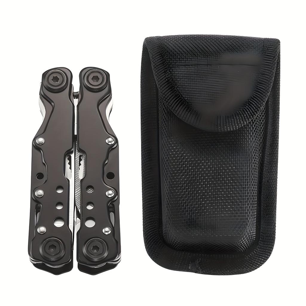 1 durable 12-in-1 stainless steel multi-function pliers, multi-purpose,with multi-tool combination pliers such as pointed nose pliers,screwdrivers,etc