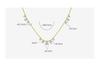 Women's Zircon Pendant Necklace: Chic 18K Gold Titanium Steel Clavicle Chain
