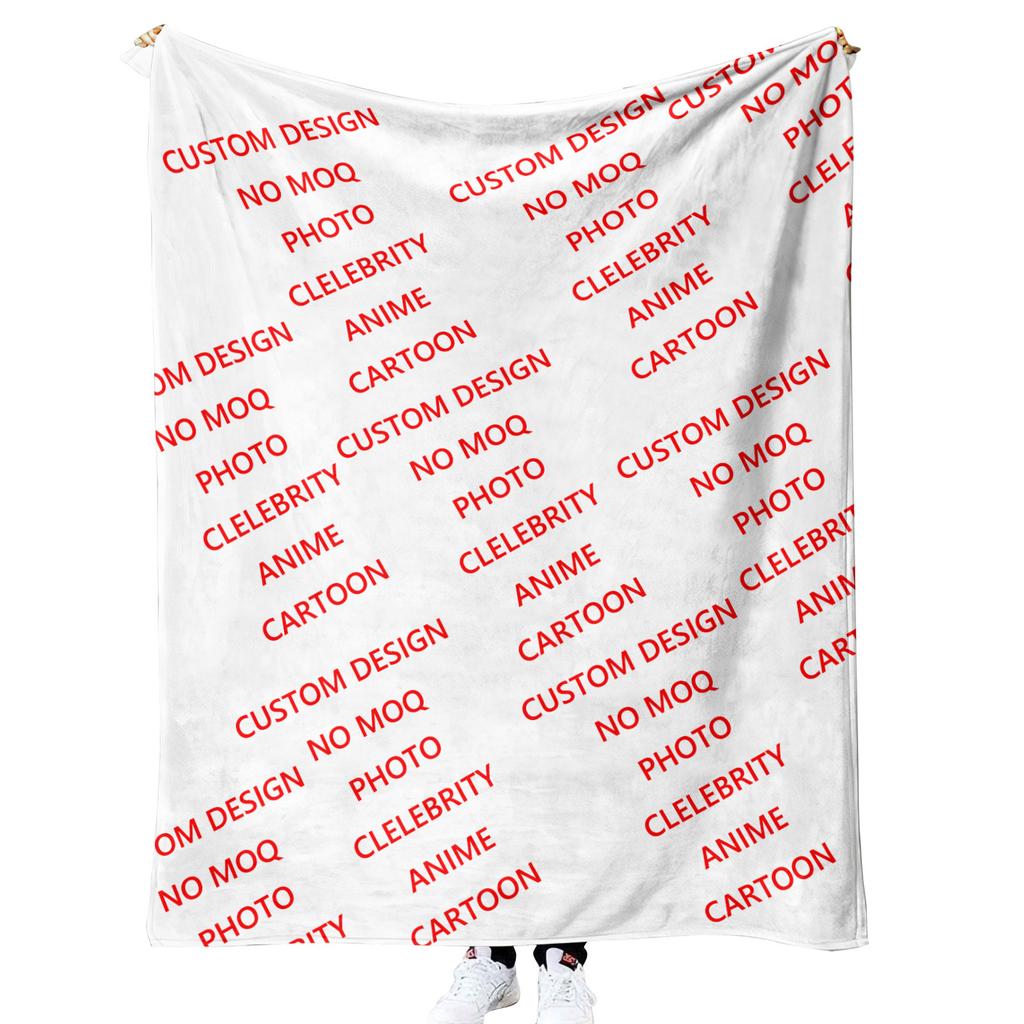 New Customizable Printing Trendy Fashion Soft Drink Dr Peppers Dr.Peppered Fleece Flannel Throw Blankets