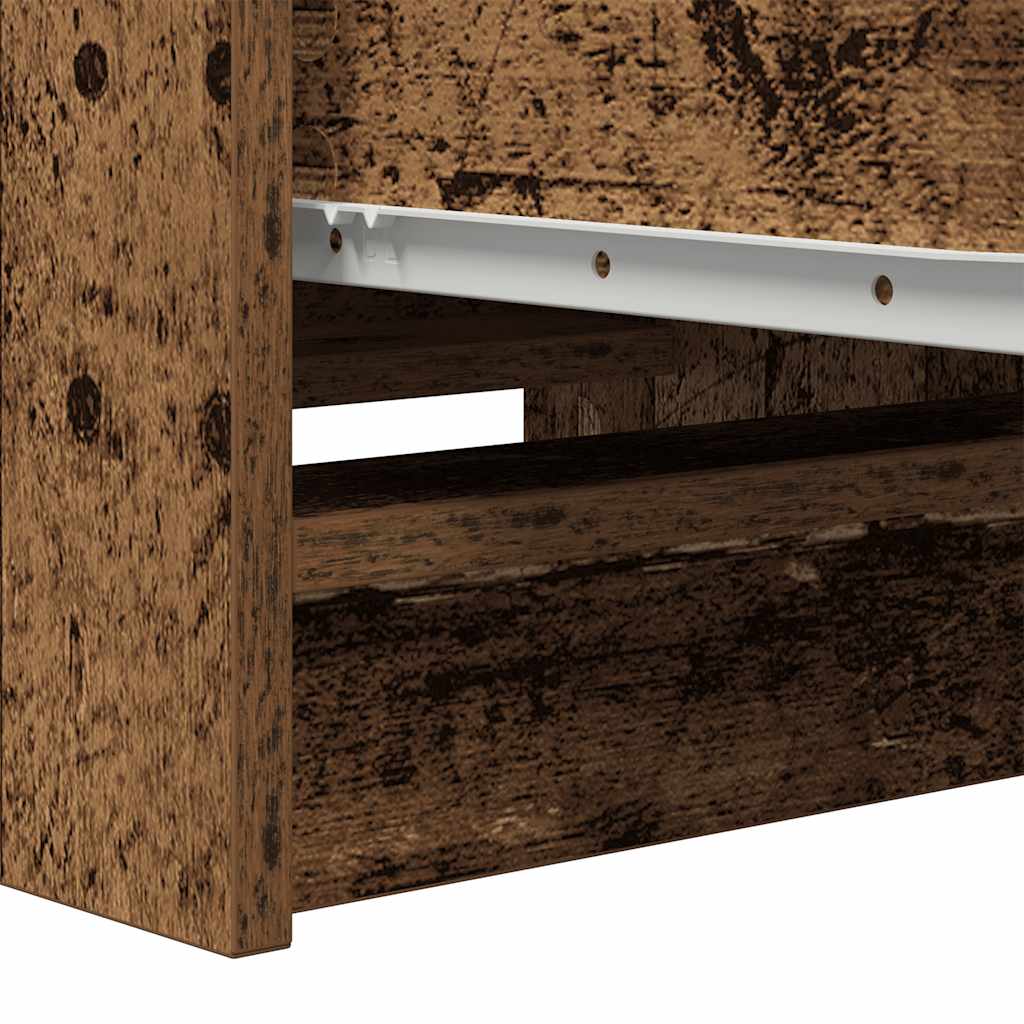 Sideboard in Vintage Wood Look 37.5 x 35 x 99 cm Engineered Wood