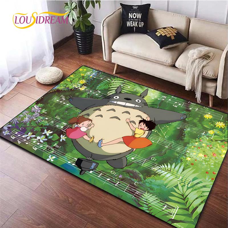 Cute Cartoon Anime Carpet for Living Room Bedroom Rug Kitchen Kids Unslip Floor Mat Birthday Gift Photography Props Tintines Rug