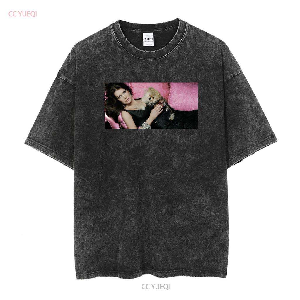 Real Housewives Inspiriertes T-Shirt Lisa Vanderpump Jiggy Oversized Baumwolle Schwer lange oder kurze Ärmel vintage Gewaschen homme