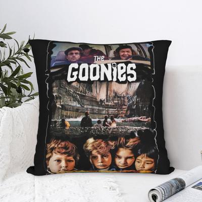 Die Goonies Druck Kunst Kissenbezug Weicher Stoff Kissenhülle Dekorationen Wurfkissenbezug Zuhause Quadratisch 18 Zoll