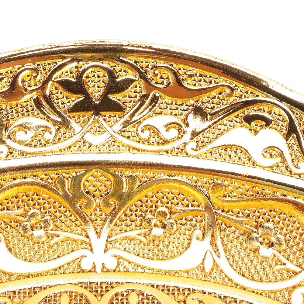 Oval Shape Fruit Tray Gold Decorative Tray Elegant Jewelry Organizer Tray Kitchen Counter