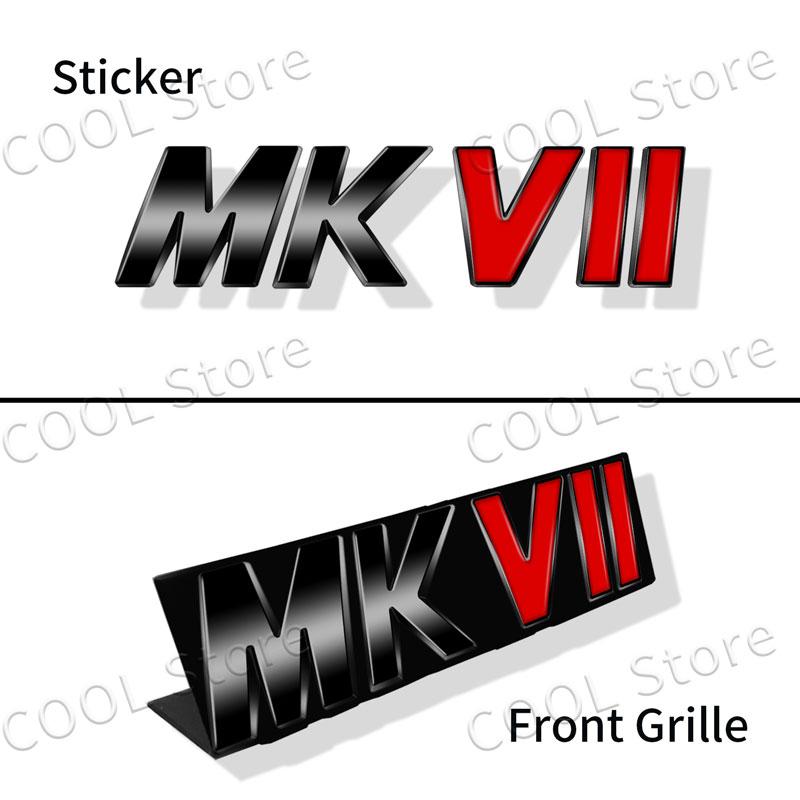 3D Metal MKIV MKV MKVI Logo Car Fender Emblem Rear Tail Trunk Badge Sticker For Volkswagen Golf MK4 MK5 MK6 MK7 Jett Passat