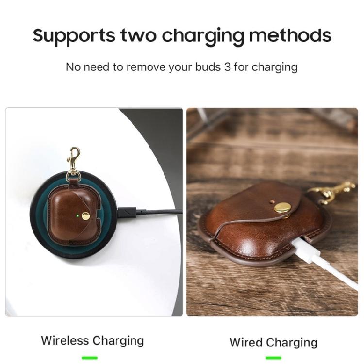 Shockproof Shell Headphone Sleeve Scratch Resistant Housing Antidust Washable Leather Cover Protective Case For Buds 3