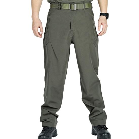 Pánské kalhoty Cargo Kalhoty se středním vzrůstem Knoflíček Zip Fly Venkovní Ležérní Kalhoty Kapsy Široká noha Rychleschnoucí Sportovní Dlouhé kalhoty