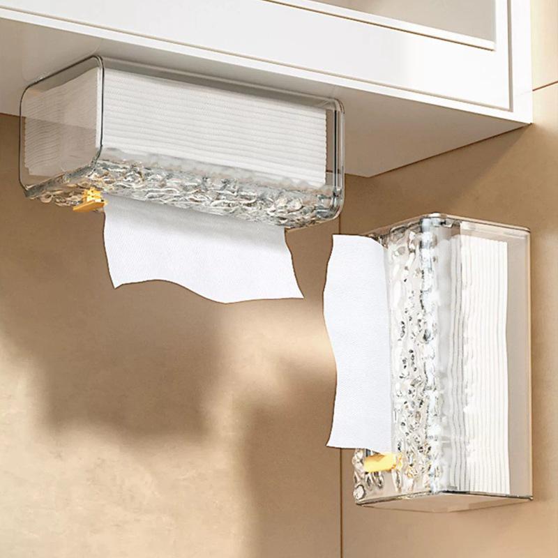 Wall-Mounted Waterproof Toilet Tissue & Towel Storage Box