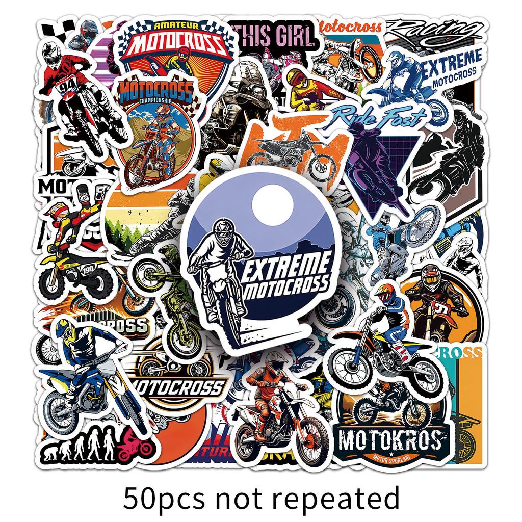50 Trendy Cartoon Graffiti Stickers for Motorcycle, Fridge, Bottle, Guitar