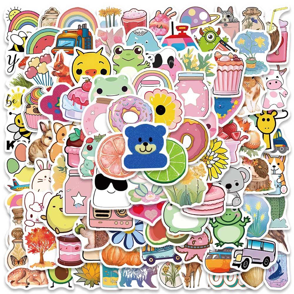 100PCS Small Size VSCO & INS Style Stickers - Small Fresh Waterproof Graffiti Decals for Luggage, Phone Case AnimeWorlds Store