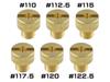 SHFIT UP Motorcycle Parts Carburetor Main Jet Set MIKUNI TMR 8x9 Round Large 800002-MB-10