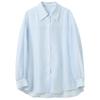 Sancai Lightweight Tencel Loose Split Tie-Front Blouse