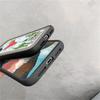 Mode Landschaft Malerei Fall für iPhone 11 Pro Max XS Max XR X 13 12 Mini 7 8 Plus SE2020 Matte Stoßstange stoßfest Klare Abdeckung