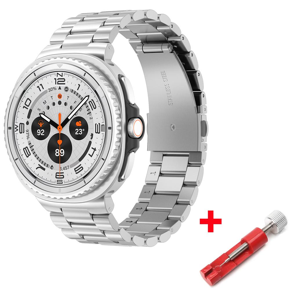 Luxury band for Samsung Galaxy watch 8 strap 40mm 44mm Stainless Steel Metal Bracelet correa Samsung galaxy watch 8 classic 46mm