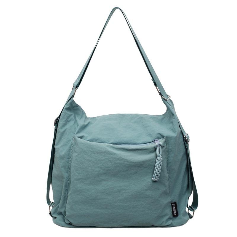 Large-capacity commuter tote bag autumn and winter new trendy simple fashion canvas bag women's shoulder bag messenger bag