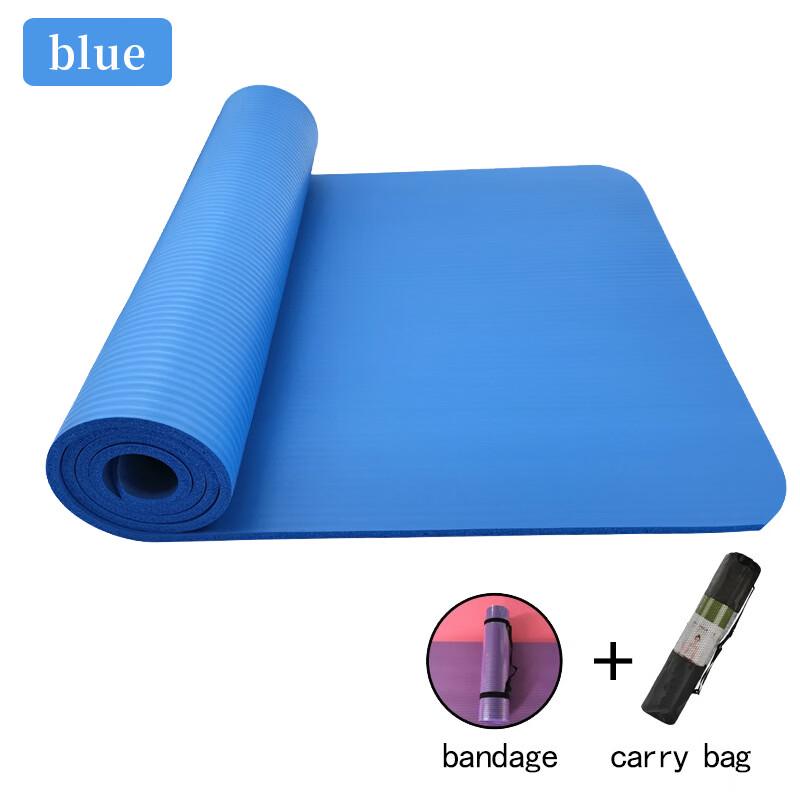 Ze Bian Suede Yoga Mat - Thickened & Widened for Home Fitness