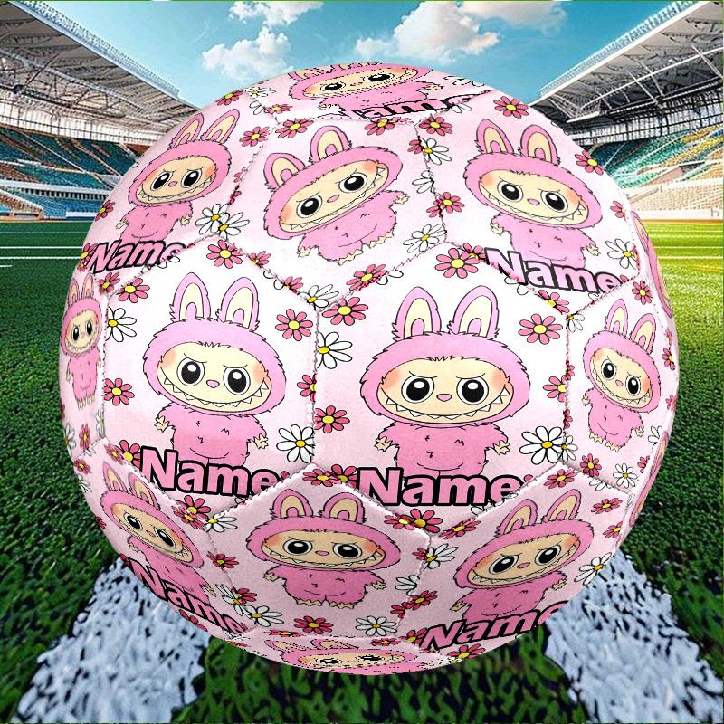 Custom Name Personalized Labubu Print Size 5 Soccer Ball Training & Match Football, for Team, Kicking, Gift for Football