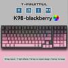 K98 Mechanische Tastatur mit Farbverlauf-Seitengravur - Drei Modi