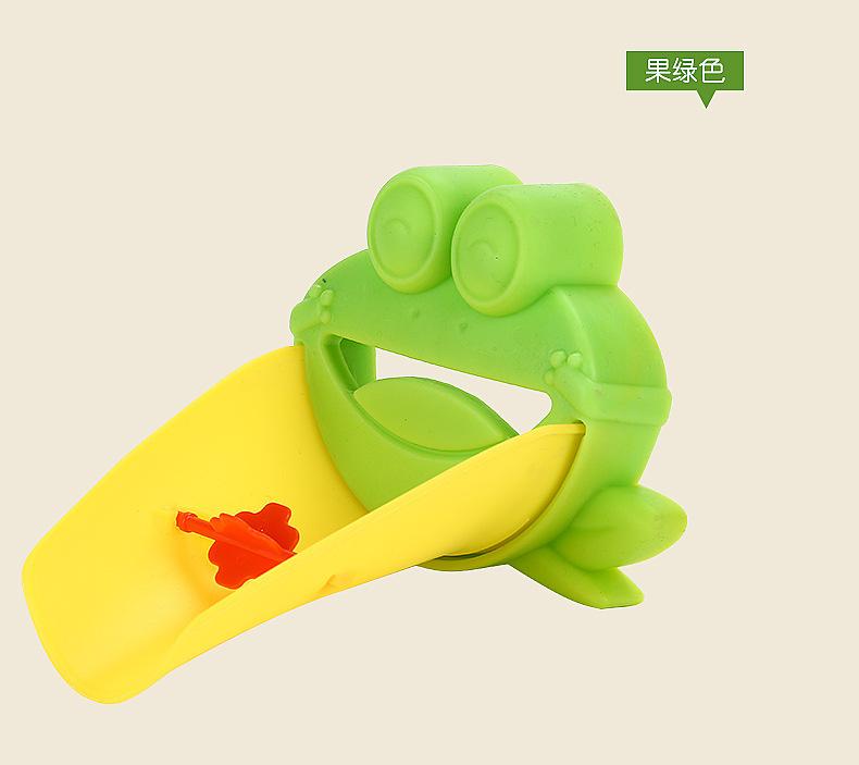 Extensor de torneira de sapo, extensão de alça de pia, criança, crianças, calha de água, cozinha, banheiro, ferramentas para lavar as mãos, acessórios para torneira