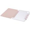 MUTURAL For iPad Pro 11 (2024) Case PU Leather Clear Back Tablet Cover with Pencil Holder Origami Standing