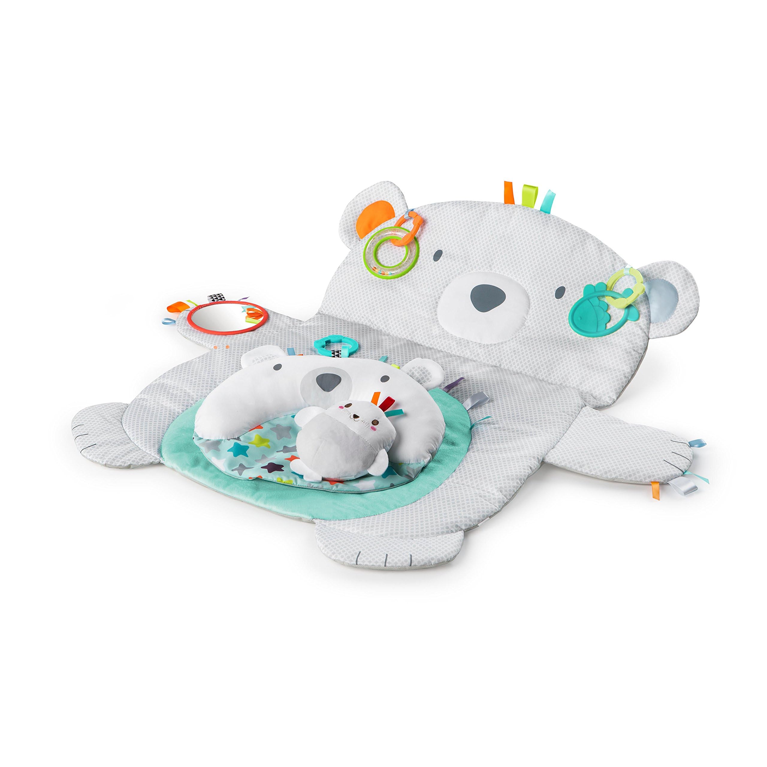 

Bright Starts Tummy Time Prop & Play Polar Bear [0 Months and Up] Tummy Time, Sitting, Finger Development, Hand Play, 10841