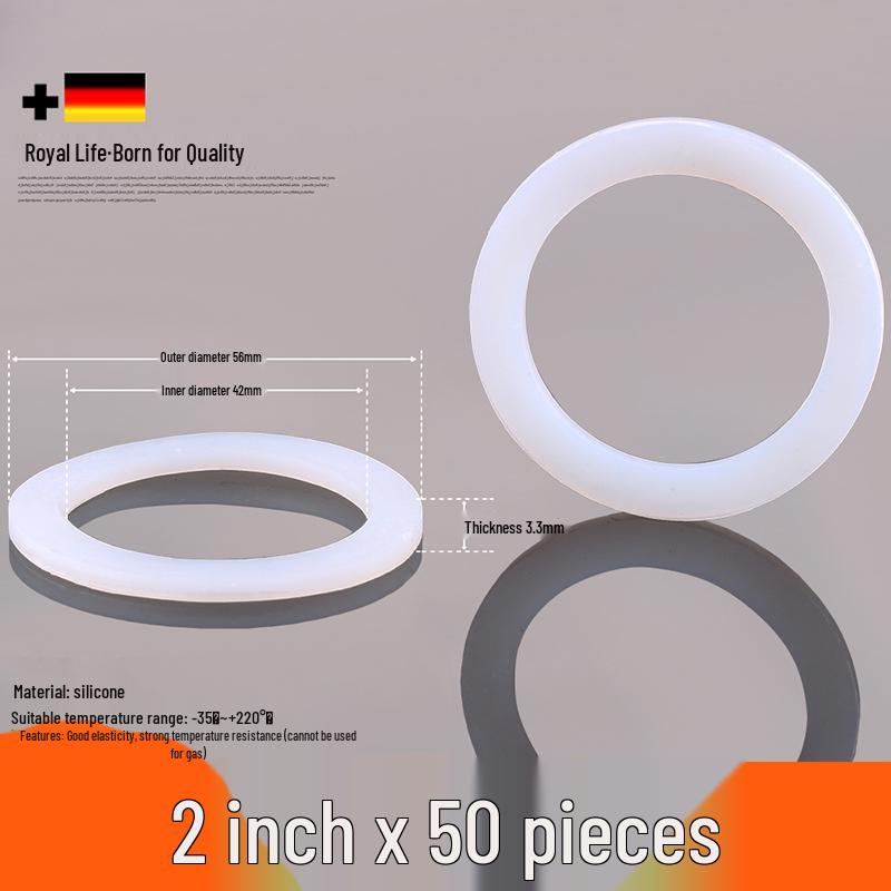 4-6 Minute Silicone Waterproof Gasket Seal for Water Heaters & Showers - Black Nitrile Rubber, Thickened Flat Washer