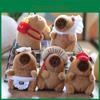 Capybara Plush Keychain Stuffed Animal With Pp Cotton Ultra Soft Short Plush Backpack Charm Gift For Kids