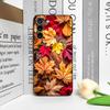 Hand-Painted Autumn Maple Leaf Phone Case for Google Pixel 9A 8 A 7A 6A 7 PRO 8 9 Pro XL 4G 5G Shockproof Soft Cover Art Fundas
