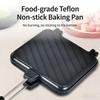 Pattern Sandwich Baking Tray Flat Bottomed Non Stick Double-sided Breakfast Frying Pan Steak Grid Sandwich Mold Kitchen Cookware