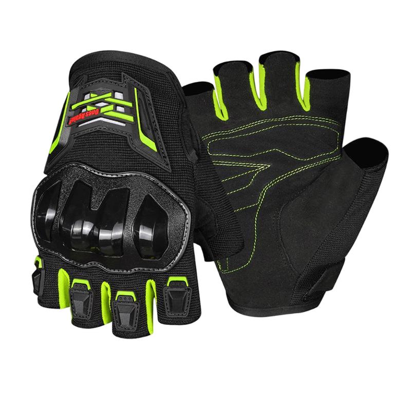 Lishi Men s Summer Half-Finger Motorcycle Gloves
